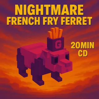 French Fry Ferret Nightmare 20min CD 59kg