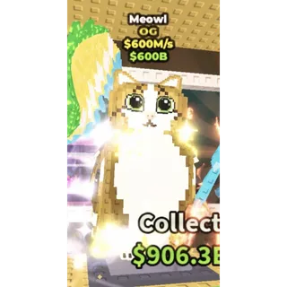 Meowl 600M/s Steal A Brainrot OG