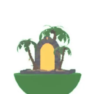 Sandbox Island House (Undecorated) Adopt me
