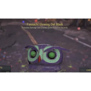 Fasnacht Glowing Owl mask Xbox 