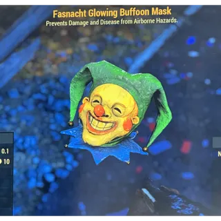 Glowing buffoon mask 