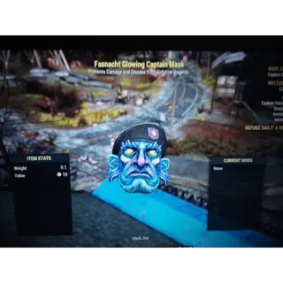 Rare!!!!! Glowing captain mask xbox only