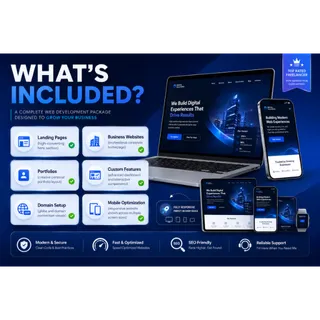 Custom Modern Fullstack Website & Landing Page