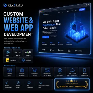 Custom Fullstack Premium Web Development