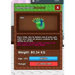 Titan nm 15s Peacock