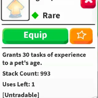 900+ Age Up Potion Acc!