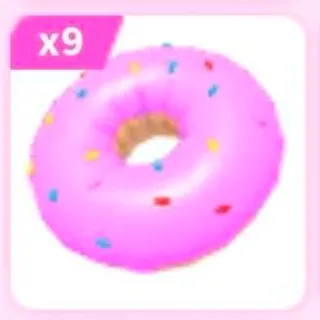 9x Eaten Donut