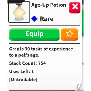 700+ Age Up Potion Acc!