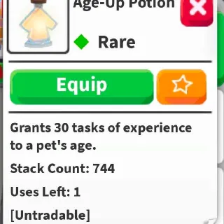 700+ Age Up Potions