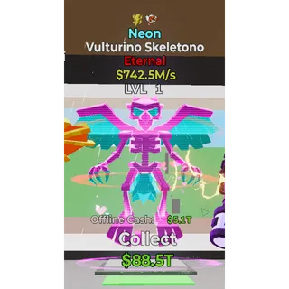 Vulturino Skeletono neon 2 traits