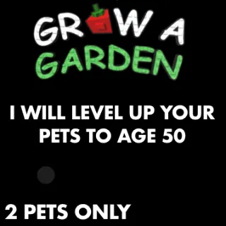PET BOOSTING SERVICE | BOOSTING 2 PETS TO AGE 50