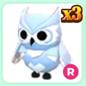 3 Snow Owls R Adopt Me!