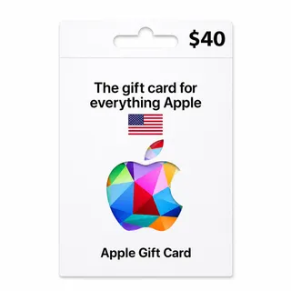 $40 Apple Gift Card (USA) – Instant Delivery