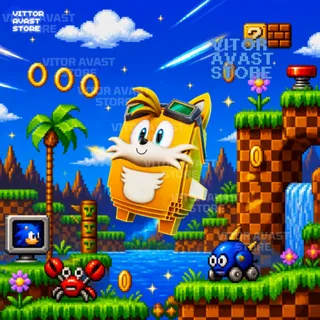 Tails Sprite - FAST DELIVERY- Maximum Level