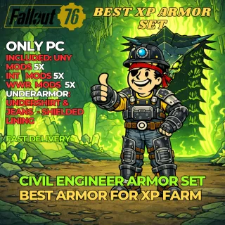 PC|BEST XP ARMOR |FAST DELIVERY  -  CIVIL ENGINEER ARMOR SET