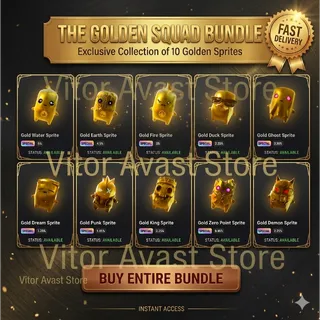 All Gold Sprites -The Golden Squad Bundle | FAST DELIVERY