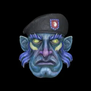 Glowing captain mask