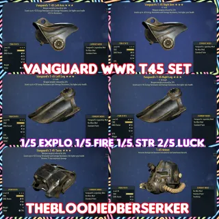 Apparel | Vanguard WWR T45 Set