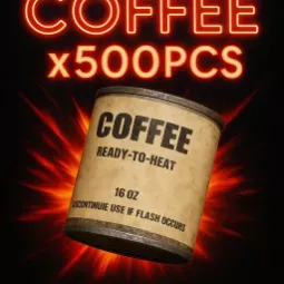 Canned Coffee (+300AP (25 AP/s for 12s)(500PCS)
