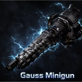 gauss minigun  [No share account! + Mods to choose from 1-4 stars]