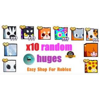 x10 random huges