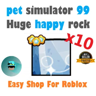 x10 Huge happy rock | Pet Sim 99