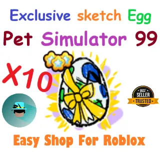 x10 Exclusive Sketch Egg