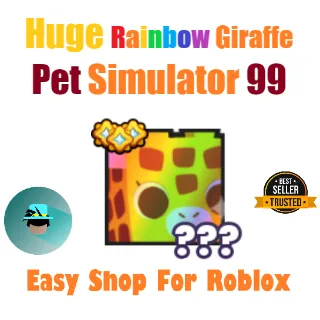 Huge Rainbow Giraffe | Pet Sim 99