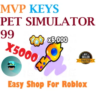pet simulator 99 | x5000 mvp keys
