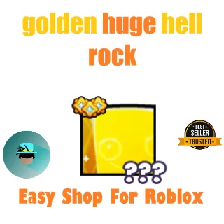 golden huge hell rock | Pet sim 99