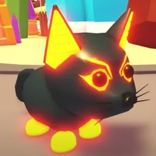 Neon Abyssinian Cat