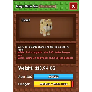 Mega Shiba Inu 113KG