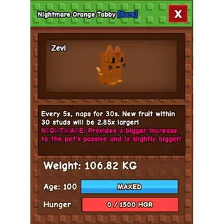 Titanic Orange Tabby 10KG NM 5S