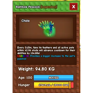 Godly / Titanic Peacock 95KG 15sec