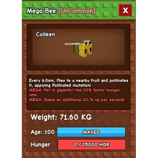 TItanic Huge Mega Bee 71KG