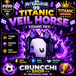 PS 99 Titanic Veil Horse