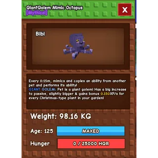 95KG Godly Mimic everchanted