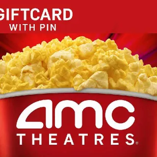 $23,00 AMC Theatres Giftcard With Pin 23,00$