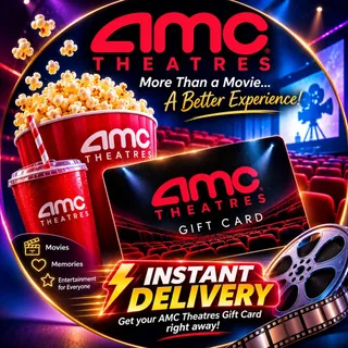 $10 AMC Theatres Giftcard With Pin