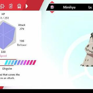 Mimikyu  Shiny Mimikyu / LV 100 - Game Items - Gameflip