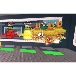 3X LUCKY BLOCK, 6X TRAIT LOS TACO