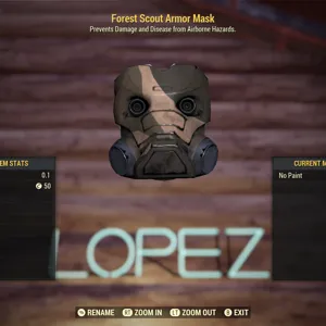 Forest scout mask!