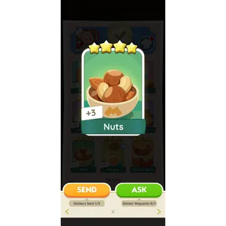 Nuts 4⭐ Sticker