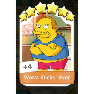 Worst Sticker Ever 6⭐ Sticker