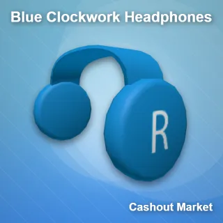 Limited Item|(BCWHP) Blue Clockwork Headphones