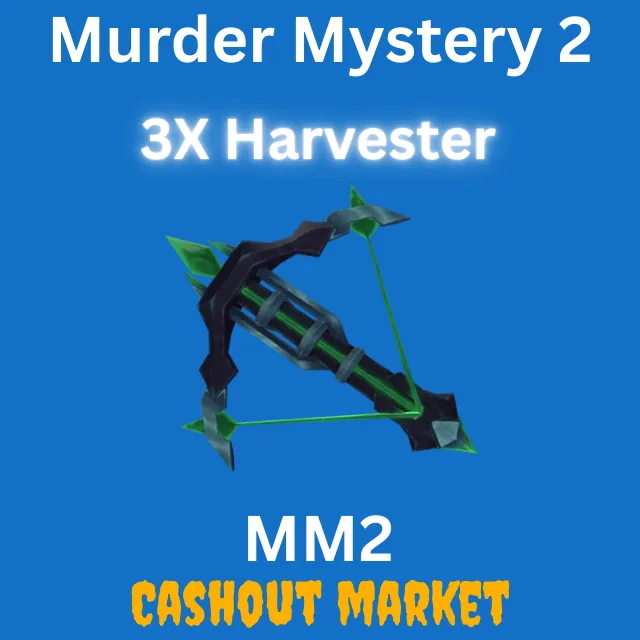 3X Harvester MM2 Murder Mystery 2 Game Item Gameflip