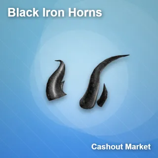 Limited Item|(BIH) Black Iron Horns