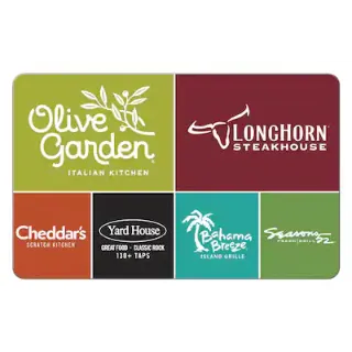 $100.00 Darden Gift Card Digital Code