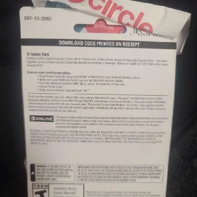 Receipt Cheap Nintendo Switch Digital Codes Receipt Nintendo