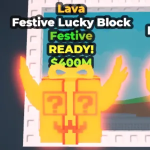 Festive Lucky Block Lava